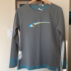 Puma Reversible Long Sleeve Workout Top